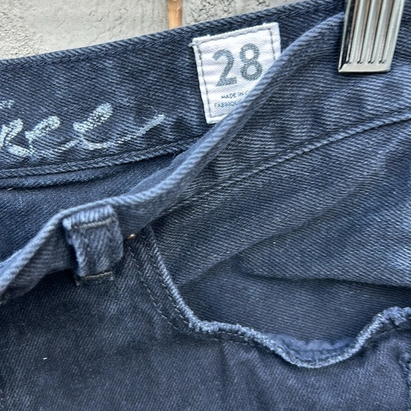 Free People We The Free Cut off Denim Shorts Distressed Size 28 - Picture 3 of 5